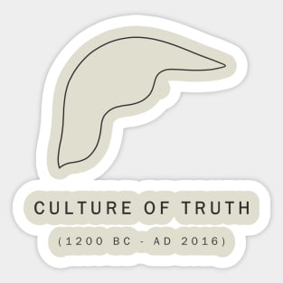 Culture of Truth Sticker